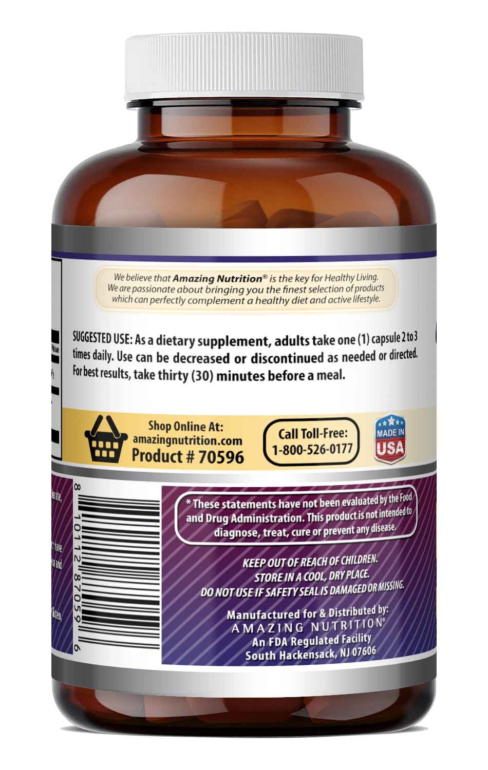 Capsules DLPA 1000 mg sur une table, prise de vue rapprochée