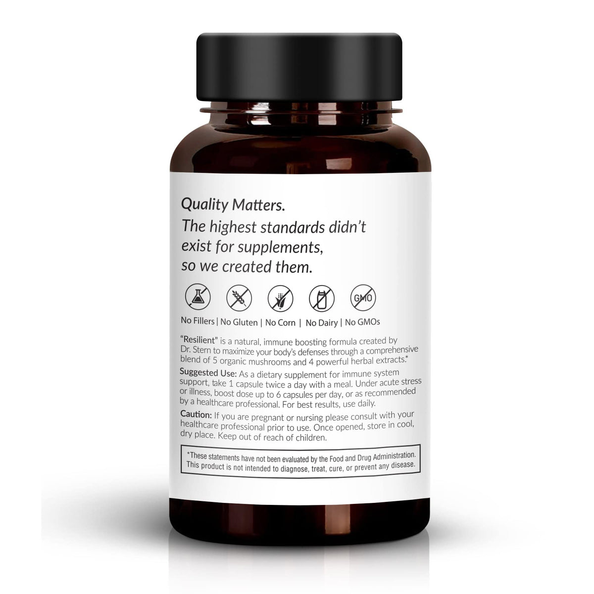 Capsules Dr. Stern Resilient dans une main