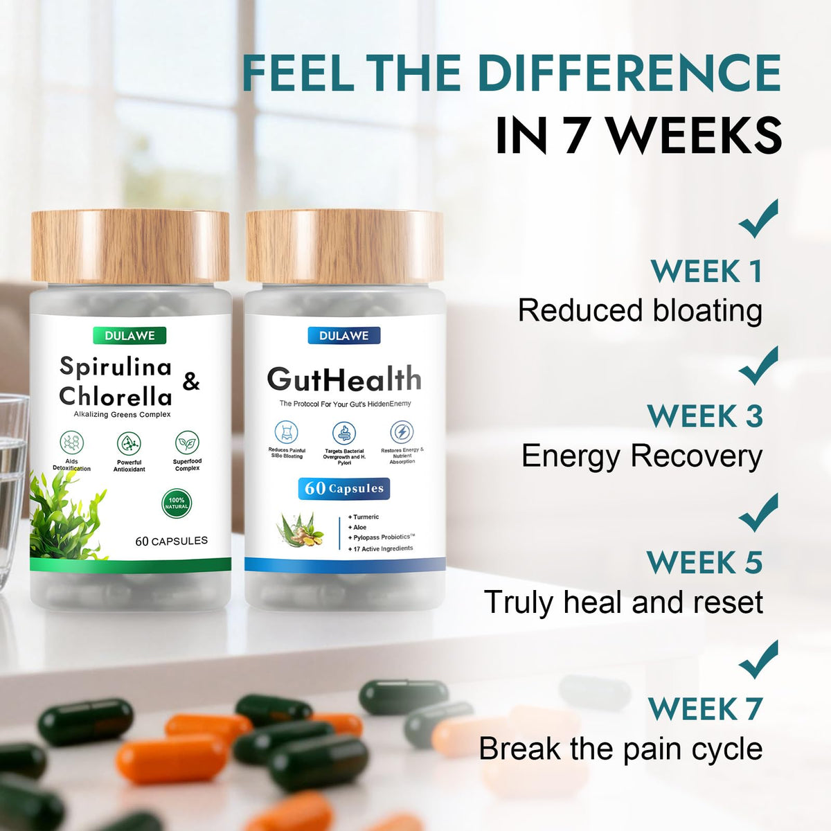 Capsules du bundle TakTuqa pour santé intestinale