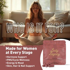 Capsules du complément alimentaire Lady Legacy, format pratique