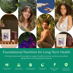 Capsules du complément alimentaire Needed. pour femmes, couleur naturelle