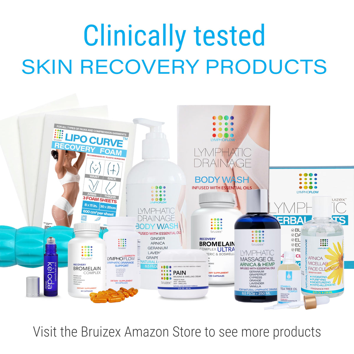 Capsules du Complexe de Récupération Bruizex sur une surface en bois