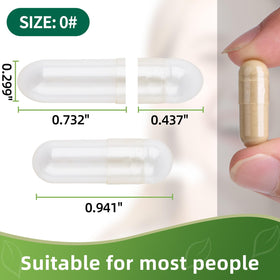 Capsules EaccoViigr vides en deux parties, facile à remplir