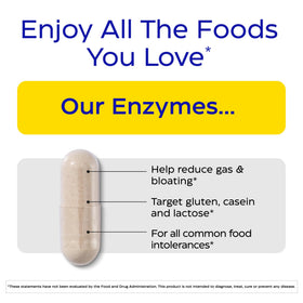 Capsules Enzymedica daily Spectrum sur une surface blanche