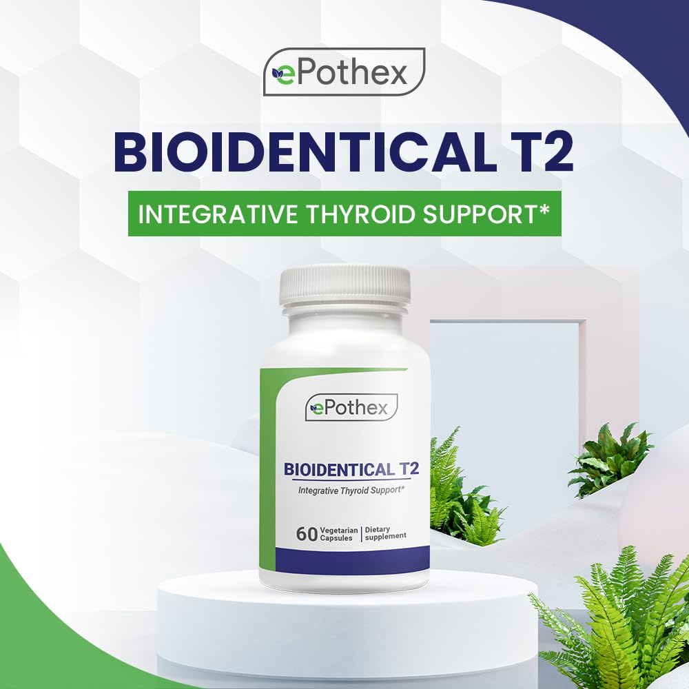 Capsules EPOTHEX Bioidentical T2 dans un verre