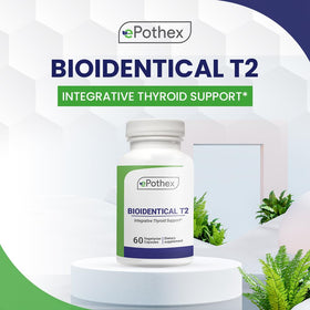 Capsules EPOTHEX Bioidentical T2 dans un verre