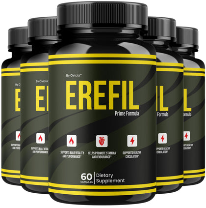 Capsules Erefil d'OVICIA vue de face avec étiquette