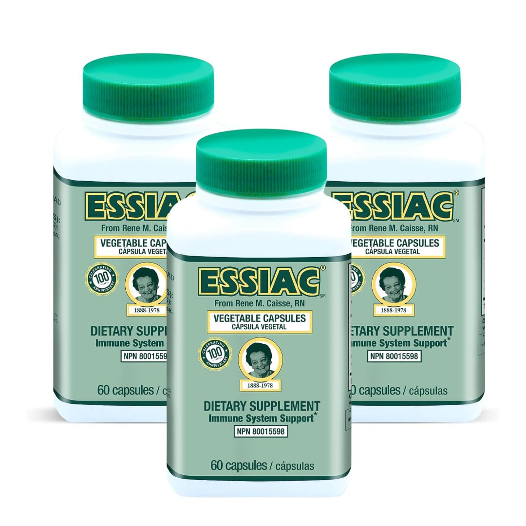 Capsules Essiac Extrait de Plantes 60 unités, vue de face
