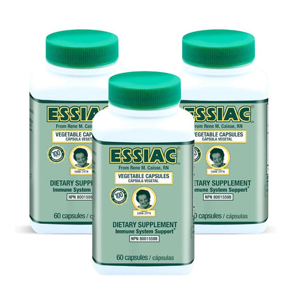 Capsules Essiac Extrait de Plantes 60 unités, vue de face