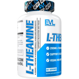 Capsules Evlution L-Theanine 200mg dans une main
