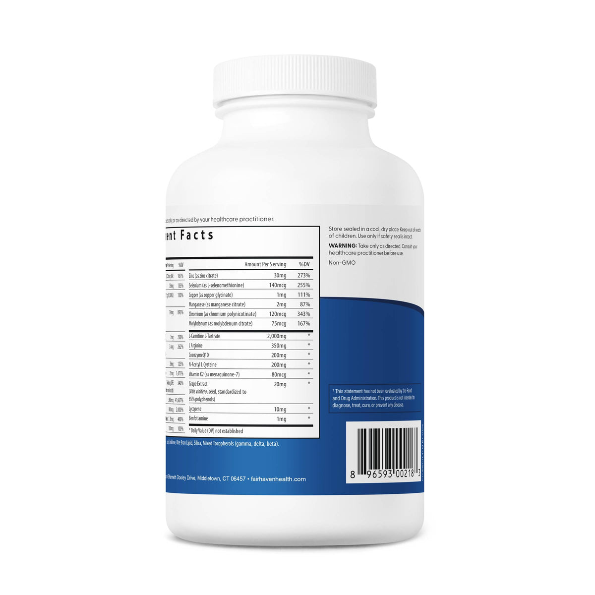 Capsules FH Pro pour hommes avec ingrédients clés