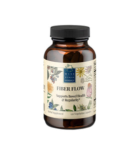 Capsules Fiber Flow de Wise Woman Herbals, 120 unités en boîte