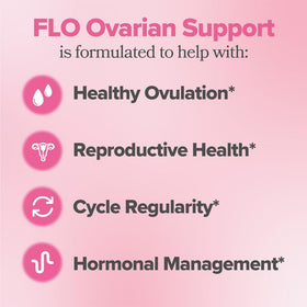Capsules FLO Ovarian d'O Positiv sur une surface en bois