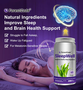 Capsules ForestCode Sommeil sur une surface blanche