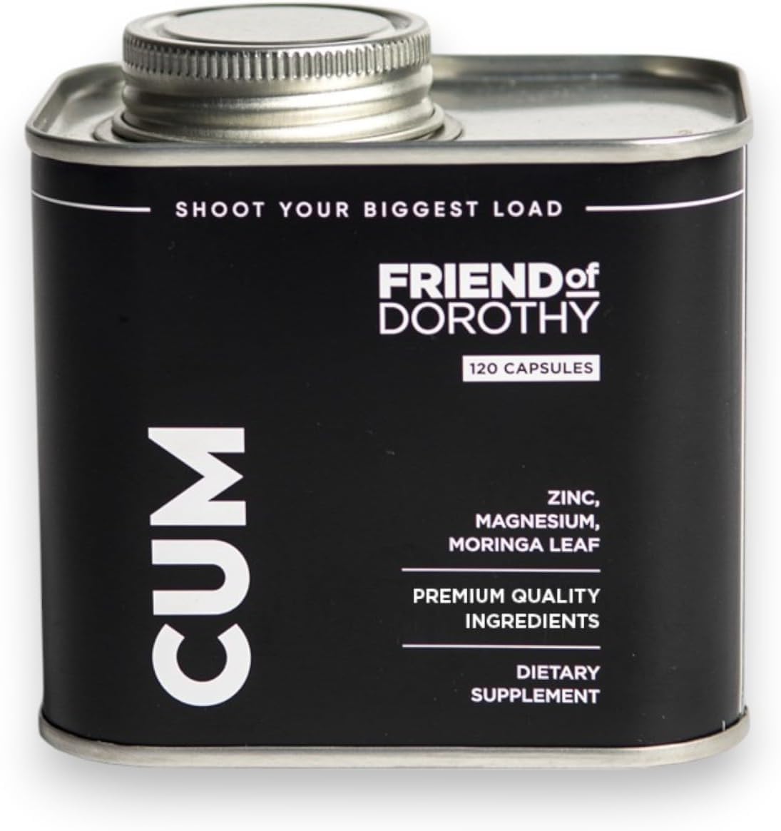 Capsules FRIEND OF DOROTHY soutien santé reproductive masculine, vue de face