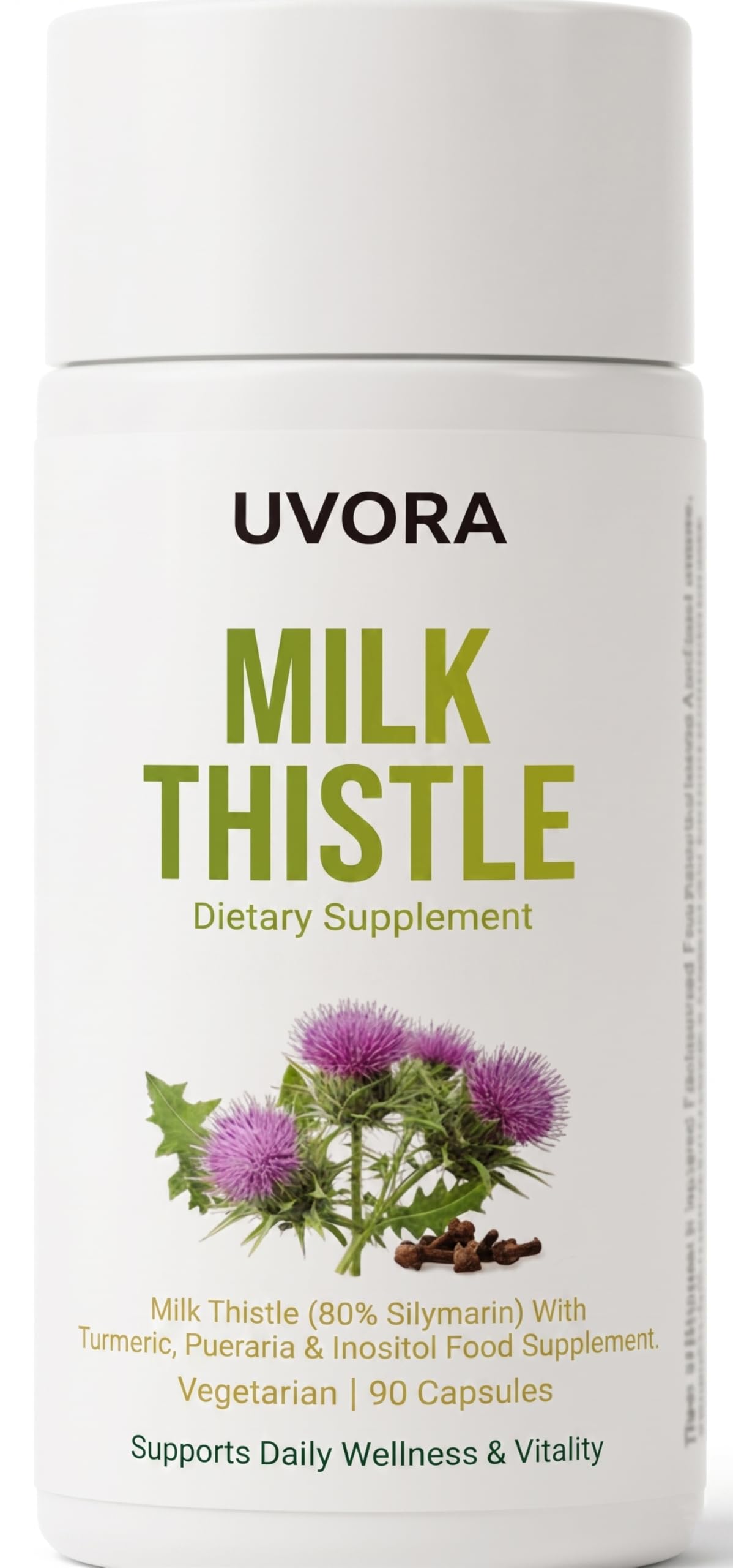 Capsules FYRKOA Uvora Chardon-Marie en bouteille