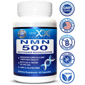 Capsules Genex Formulas NMN 500mg dans une cuillère