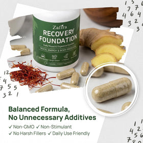 Capsules GLORAMD Zafira Organics en gros plan