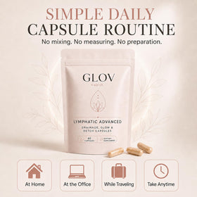 Capsules Glov Lymphatic Advanced à côté d'autres compléments