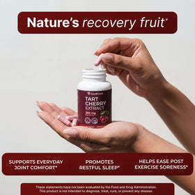 Capsules GoodGrove Cerise Acide Montmorency en gros plan