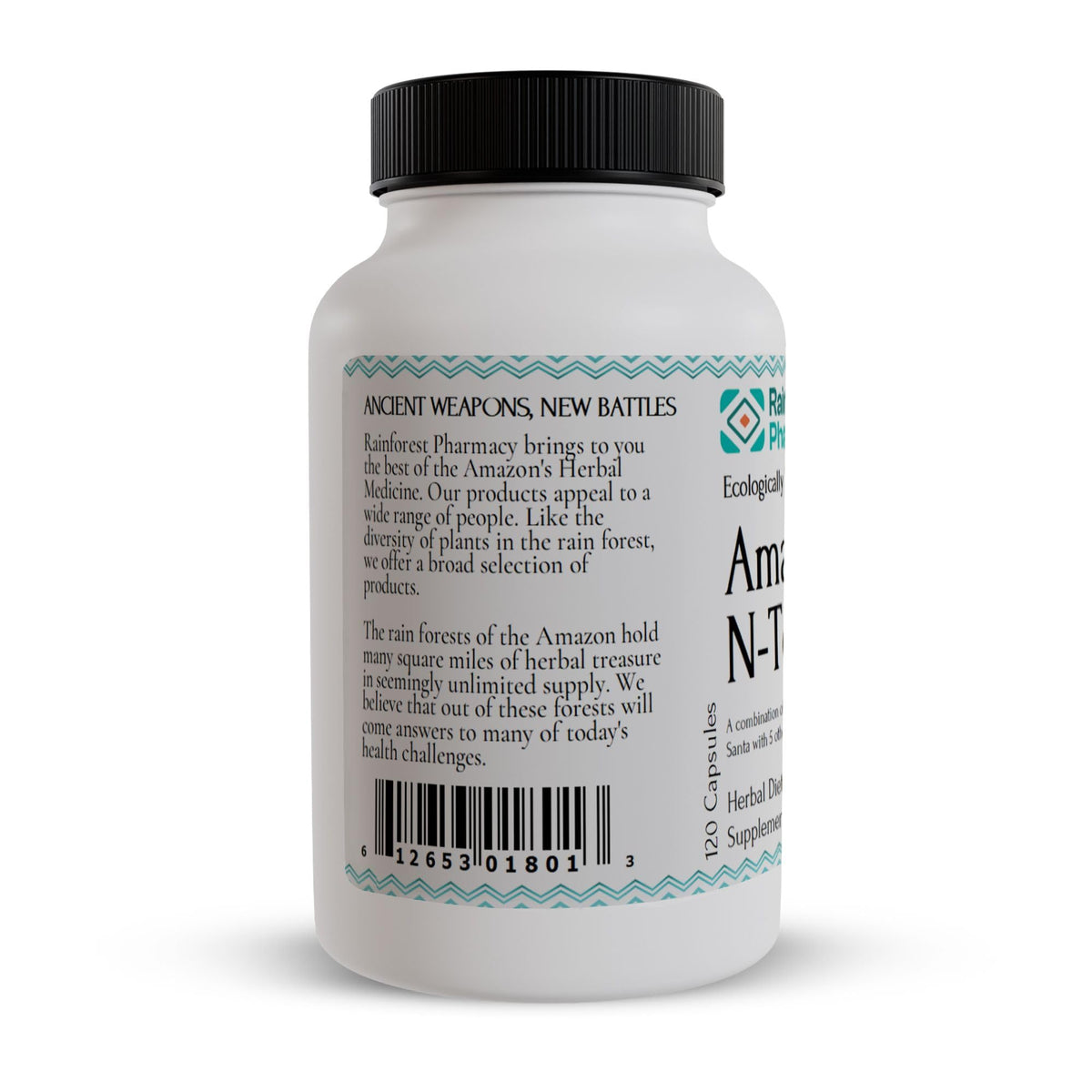 Capsules Graviola N-Tense 500mg à l'intérieur de la bouteille