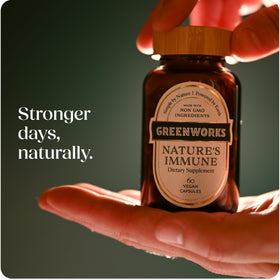 Capsules Greenworks Nature's daily wellness avec des herbes