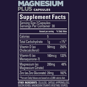 Capsules GU Energy Roctane Magnésium Plus sur une surface blanche