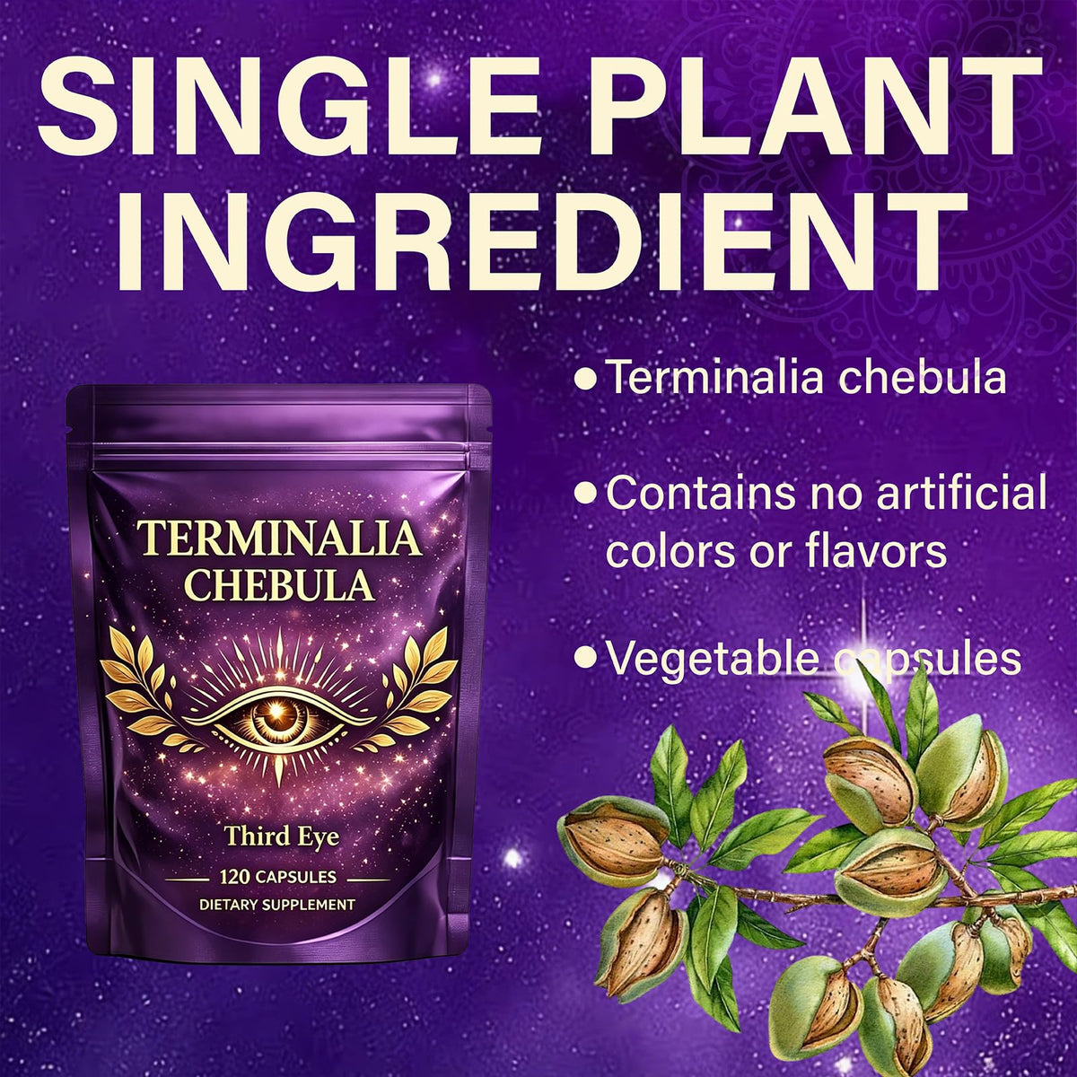 Capsules Haritaki Osdywer dans un environnement naturel