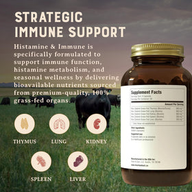 Capsules HEART & SOIL Complément Alimentaire Histamine dans une main