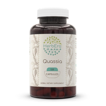 Capsules HerbEra Quassia Amara 120 unités, vue de face