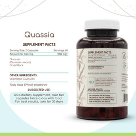 Capsules HerbEra Quassia Amara, vue rapprochée