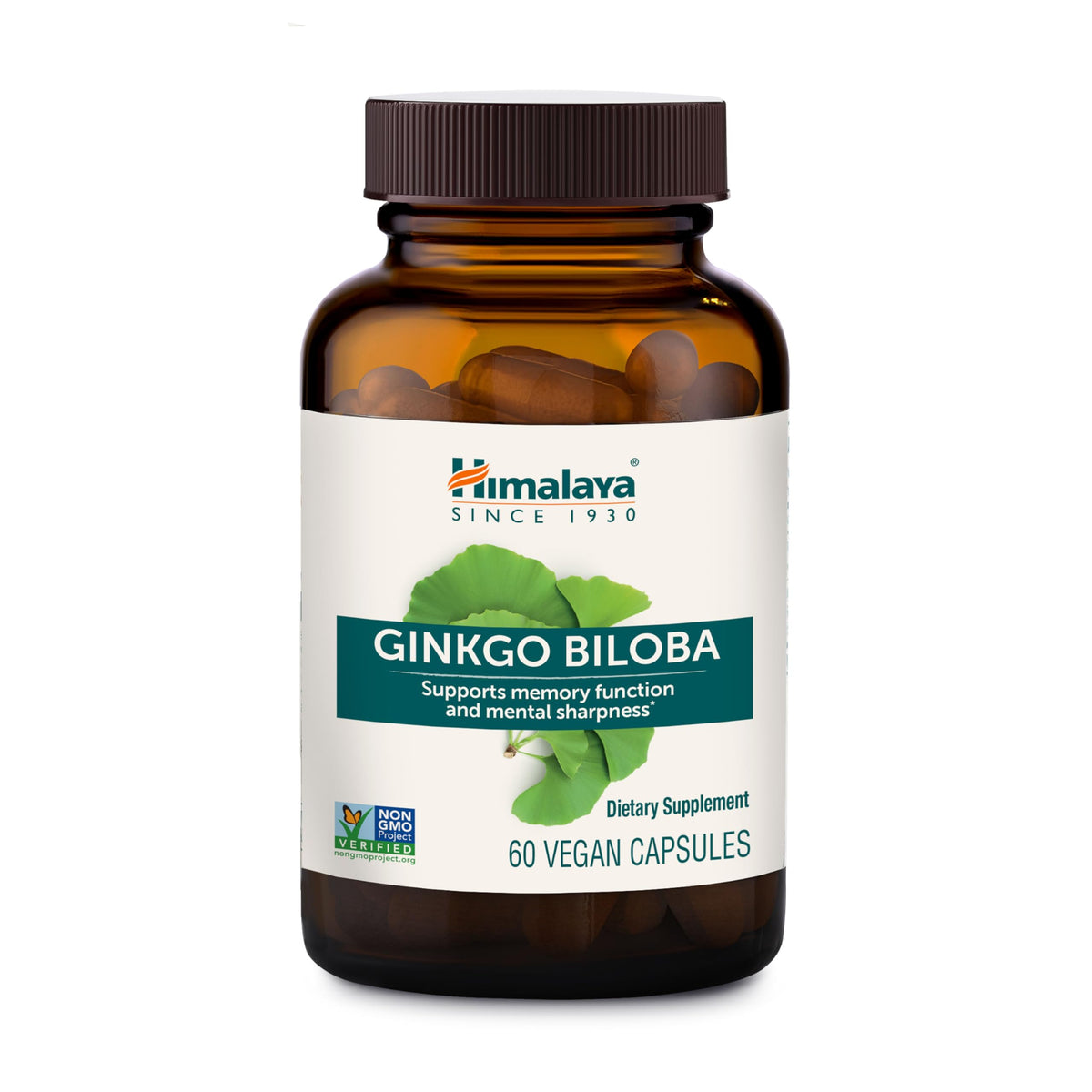 Capsules Himalaya Ginkgo Biloba 120mg vue de face