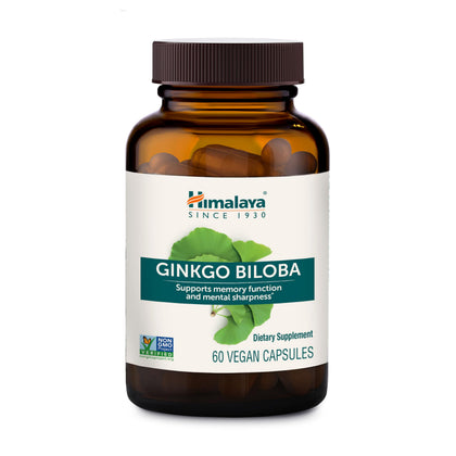 Capsules Himalaya Ginkgo Biloba 120mg vue de face