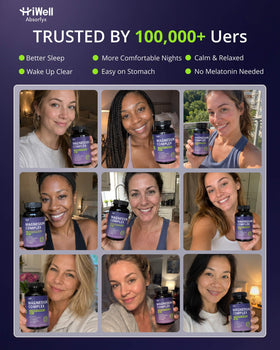 Capsules HiWell Absorfyx dans un verre d'eau