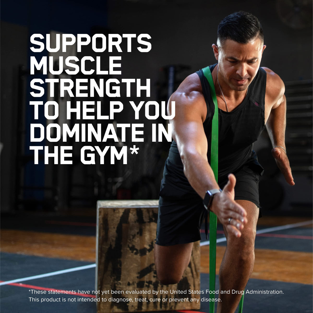 Capsules HMB Optimum Nutrition sur une surface en bois