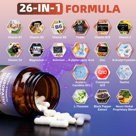 Capsules Honeylitte Acide Alpha-Lipoïque 600mg sur fond blanc