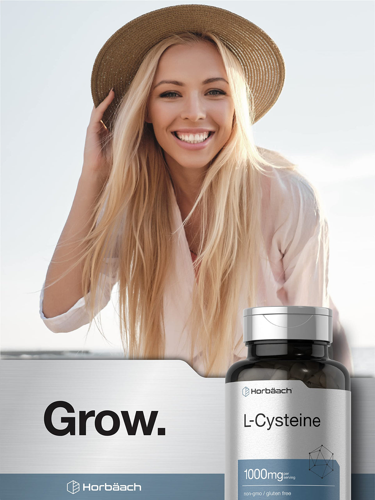 Capsules Horbäach L-Cystéine 1000mg et description
