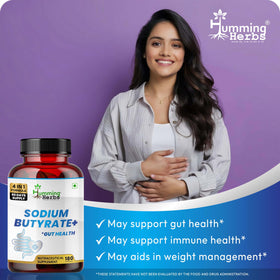 Capsules Humming Herbs avec L-Glutamine et Inuline prébiotique