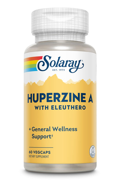 Capsules Huperzine A de SOLARAY, 50mcg, vue de face