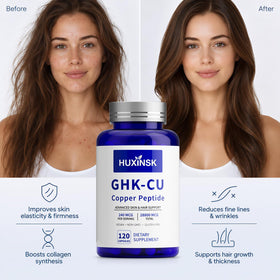 Capsules HUXINSK GHK-Cu Peptides de Cuivre en gros plan