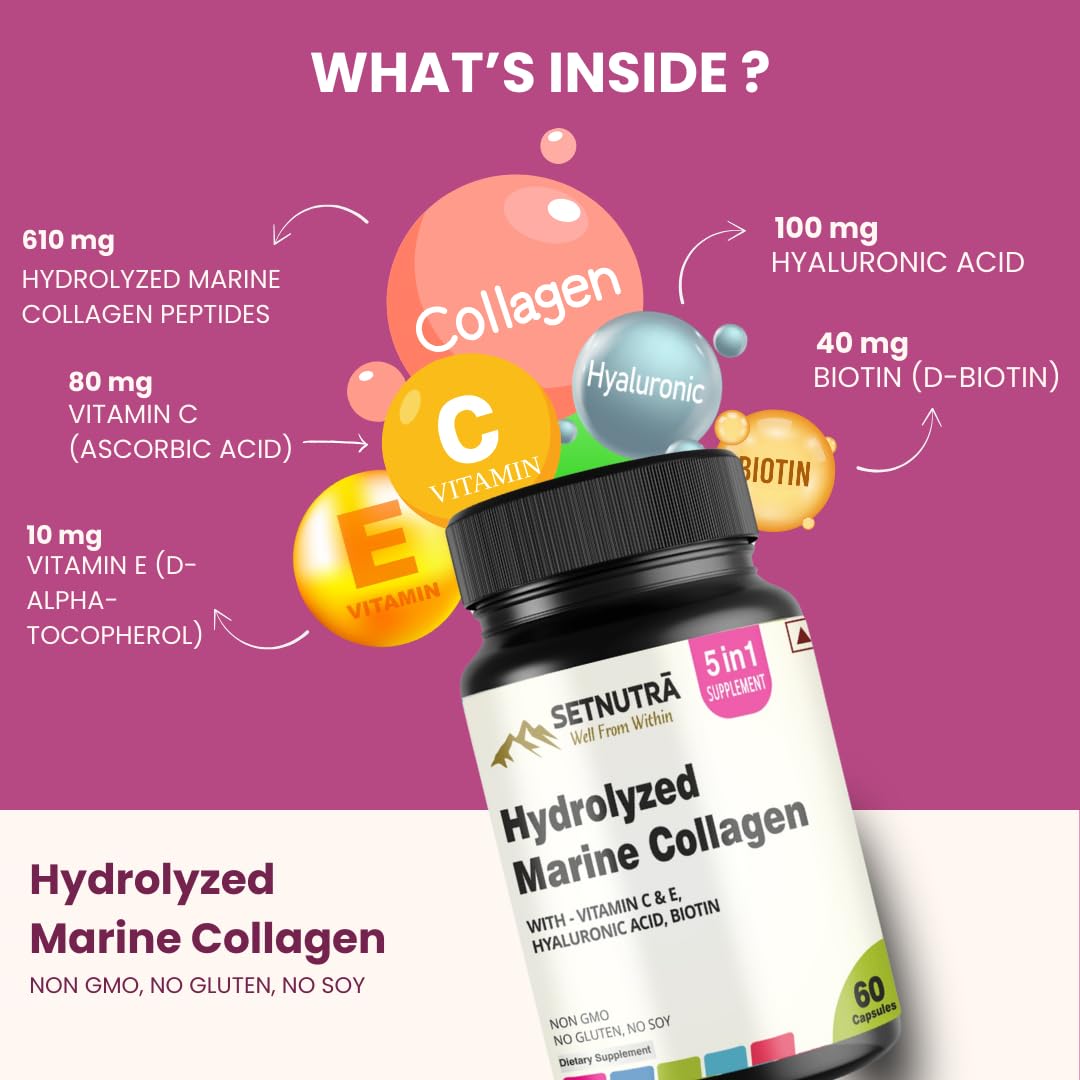 Capsules hypoallergéniques d'acide hyaluronique et collagène marin