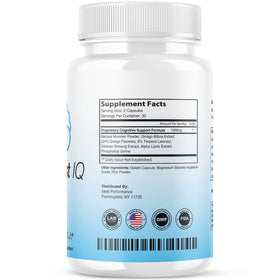 Capsules IDEAL PERFORMANCE Neuro support IQ sur une surface blanche