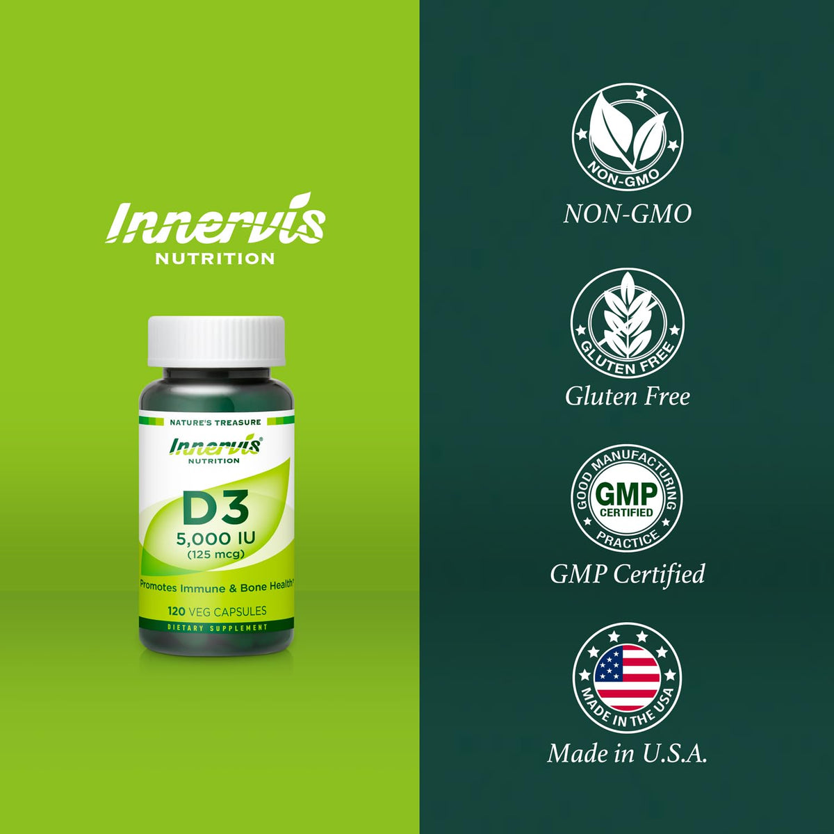 Capsules INNERVISNUTRITION en main pour démonstration