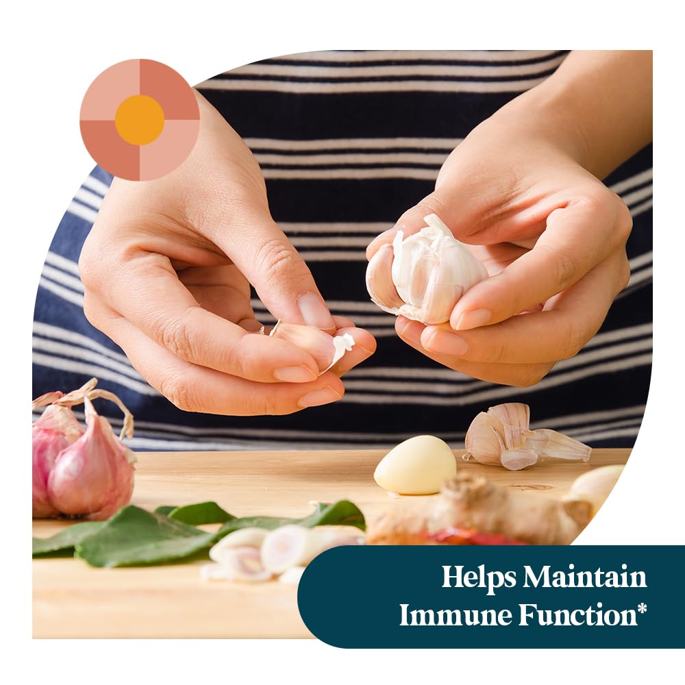 Capsules inodores de complément alimentaire à base d'ail bio Pattern Wellness