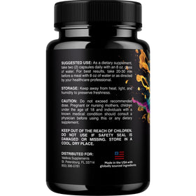 Capsules IQblast Pro avec une bouteille ouverte