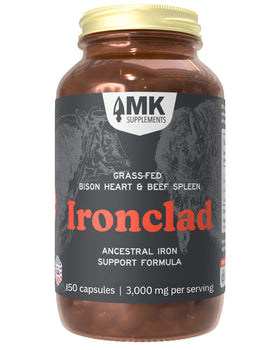 Capsules IRONCLAD de MK Supplements en bouteille