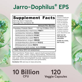 Capsules Jarro-Dophilus dans une main