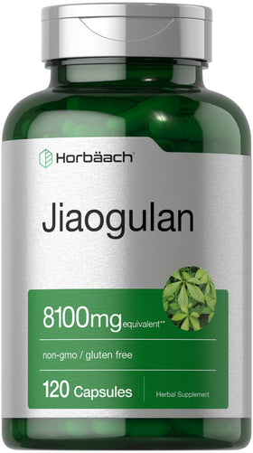 Capsules Jiaogulan Horbäach 120 gélules vue de face