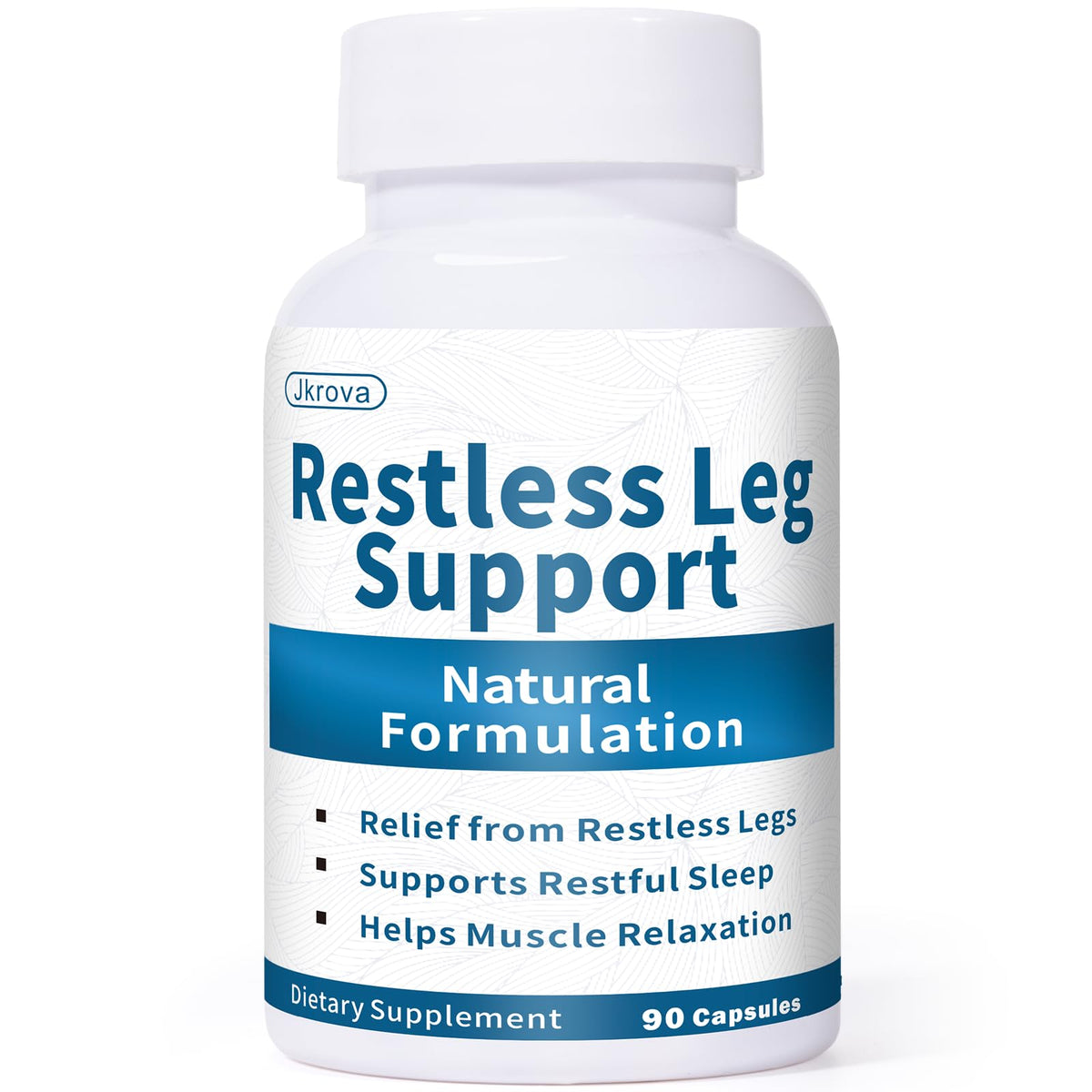 Capsules Jkrova pour le syndrome des jambes agitées, flacon de 90 capsules
