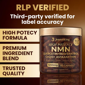 Capsules JonterKing NMN 1200mg dans une main